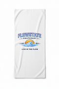 Beach Flow Coastal Towel - Vertical Mockup