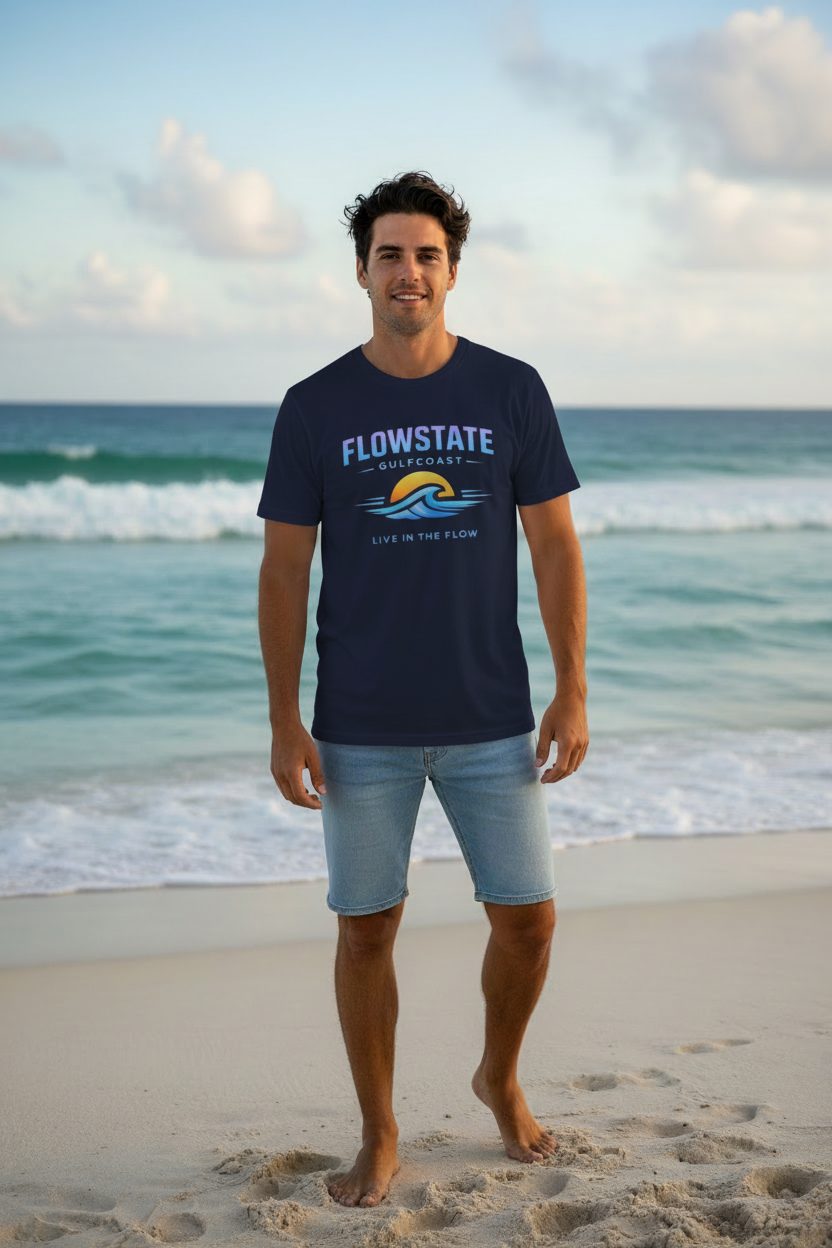 FLOWSTATE Navy Tee Model